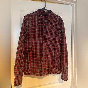 Zara Man Plaid Shirt Jacket